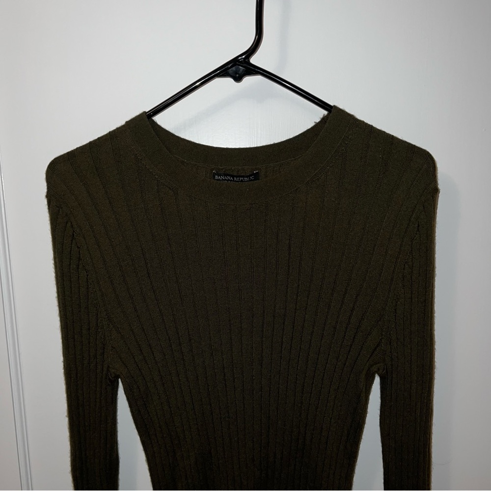 Olive Green sweater merino